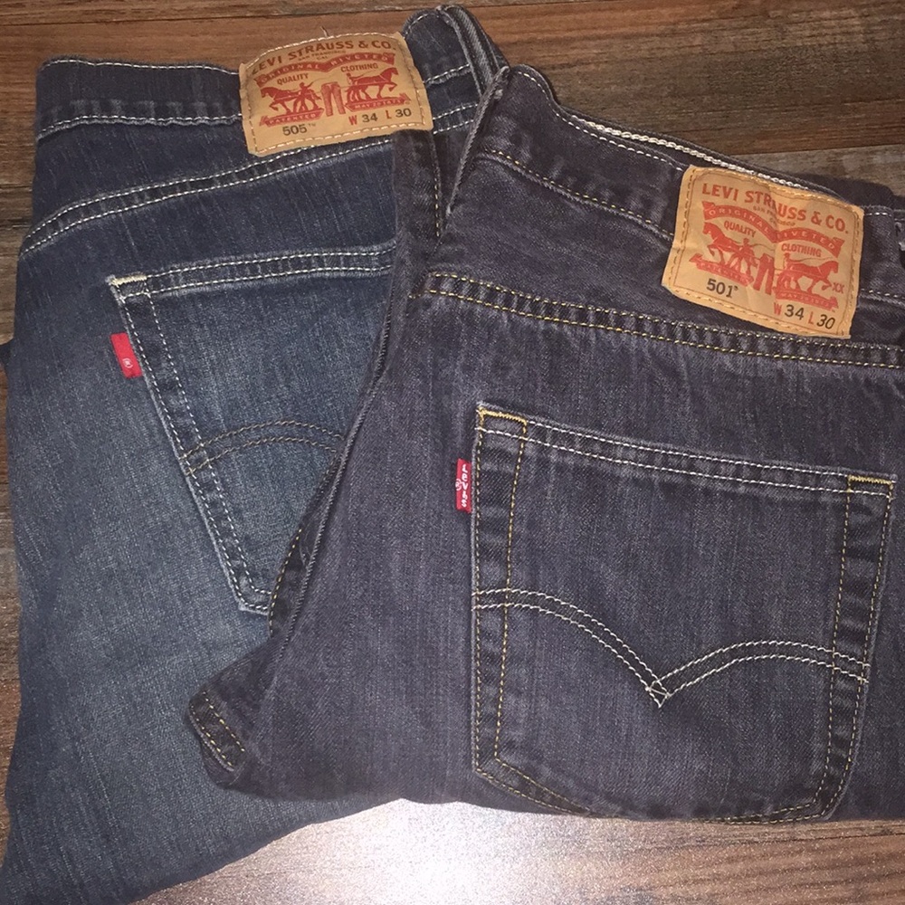 Levi’s 501 and 505 Jeans